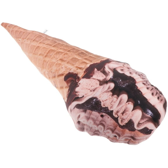 WEUVEB Ice Cream Shaped Pillow Soft Plush Assorted Colors Comfortable Decorative Home and