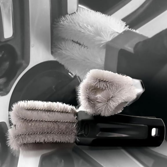 WEUVEB Lug Nut Brushes for Cleaning Wheels Car Lug Nut Brush Assorted Color 1Pack