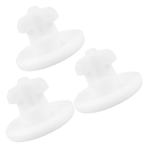 WEUVEB Lunch Box Accessories 3Pcs Sealing Plug Silicone Air Vent Plug White