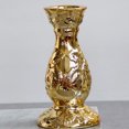 Candlestick Pattern Quality WEUVEB Luxurious Golden Ceramic Candle Stand for Home and Tabletop ...