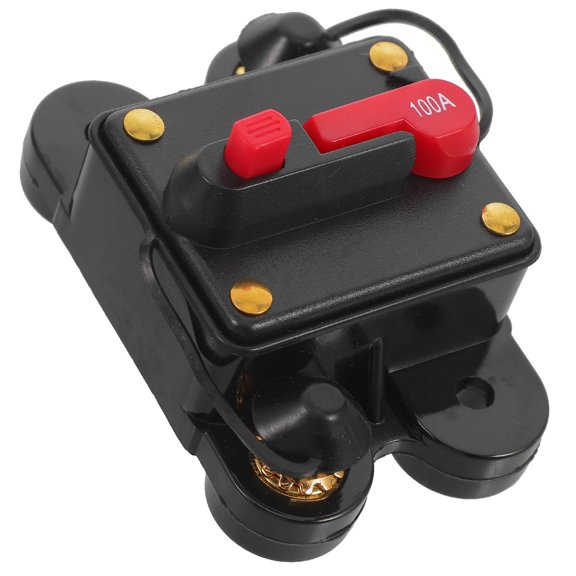 WEUVEB 100 Auto Reset Black for Car Marine Audio Systems and Electrical