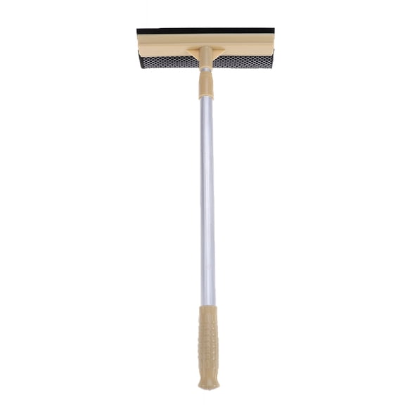 WEUVEB Microfiber Window Squeegee for Indoor Window Cleaning with Telescopic Extendable Handle