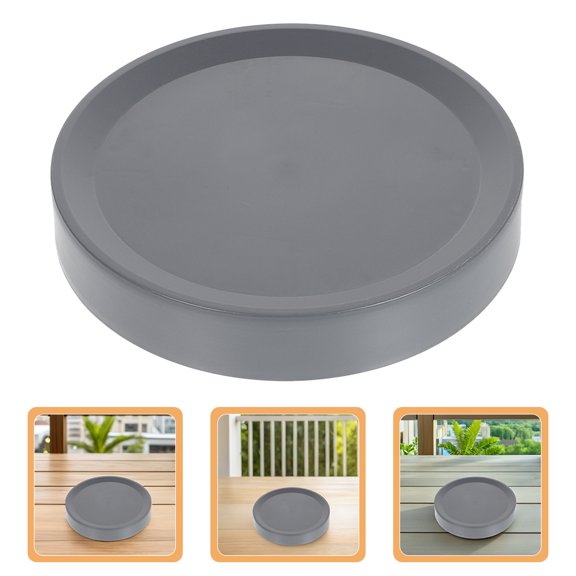 WEUVEB Dolly Plant Pallet Grey Plastic Planter Stand for Indoor Outdoor Use, Durable 1-Pack