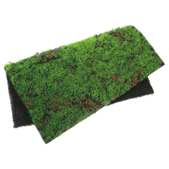 WEUVEB Green Artificial Grass Rug Synthetic Turf Mat for Patio Balcony and Garden Decor