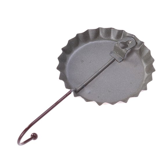 WEUVEB Multi Color Iron Hanging Hooks Retro Style for Beer Bottle Caps Bag Organizer Wall Decoration