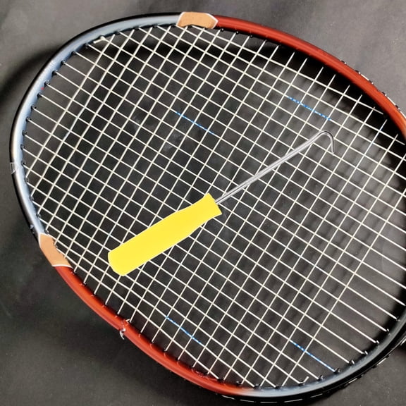 WEUVEB Multi Purpose Yellow Badminton and Tennis Racket Threading Hook