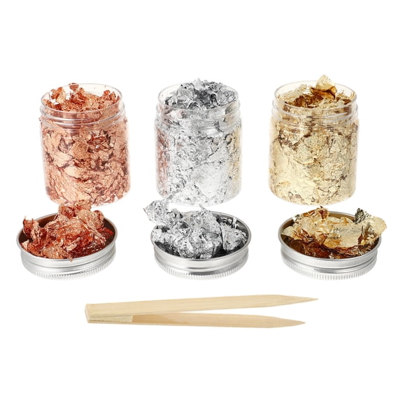 WEUVEB Nail Flakes Foil Fine Nail Glitter Assorted Color 1 Set