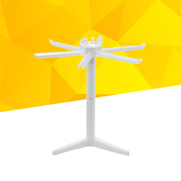 WEUVEB White Pasta Dryer Rack with Stable Triangular Base for Fresh Pasta Drying