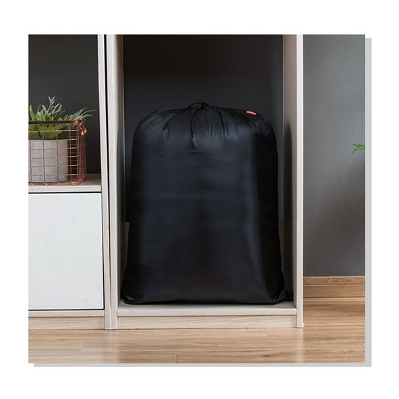 WEUVEB Comforter Storage Organizer Black Nylon 1Set