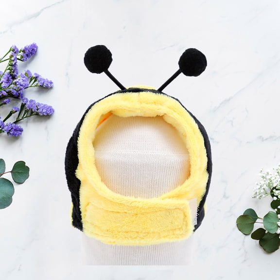 WEUVEB Yellow Cat Cosplay Hat Pet Headpiece Comfortable Fabric for Weekend Parties and Events