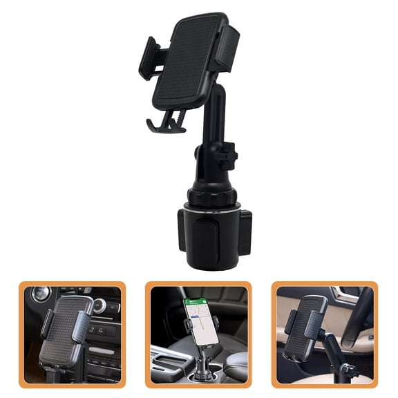 WEUVEB Phone Stand For Car ABS Black Adjustable For Driving 1Pcs Back to School