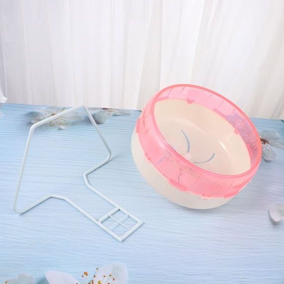 WEUVEB Plastic Squirrel Exercise Wheel for Small Pets, Fun Running and Resting Accessory