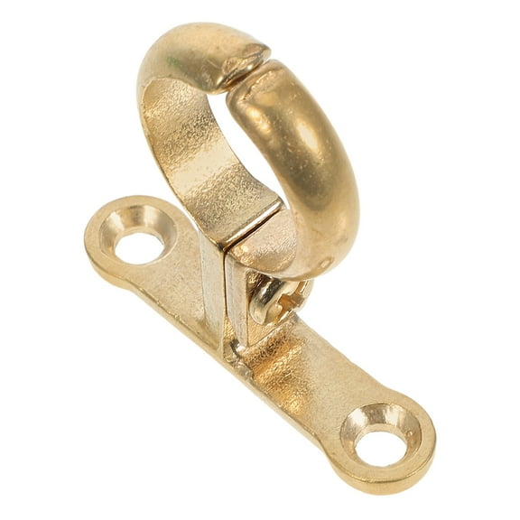 WEUVEB Water Pipes Clamp Brass Pipe Clamp Golden 1Pcs