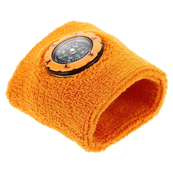 WEUVEB Adjustable Breathable Wristband with Navigation Compass and Sweat Wicking for Outdoor Activities