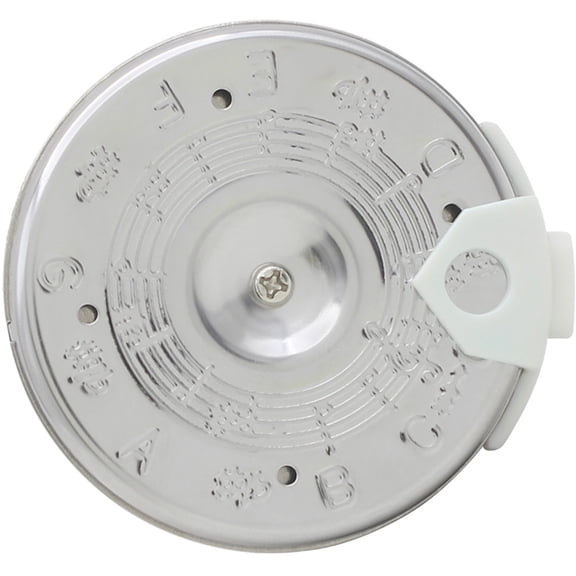 WEUVEB Plated Silver 13 Tone Note Selector for Flute Pitch Tuner Durable ABS Iron Material