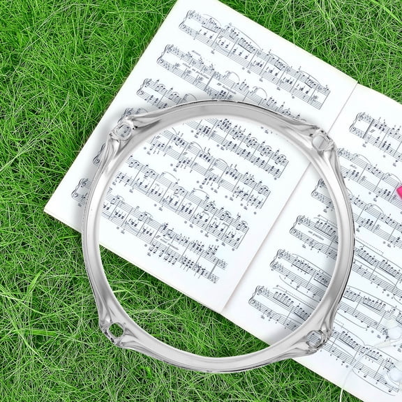 WEUVEB Drum Hoop Hardware Plated Silver Metal Ring Easy Install for Drum Set Accessories