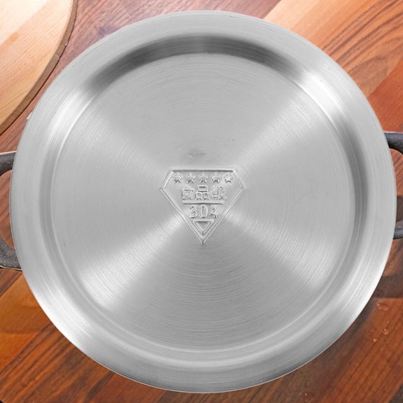 WEUVEB Plated Silver Universal Pan Lid for Kitchen Cooking with Boilover Control and High Temperature Resistance