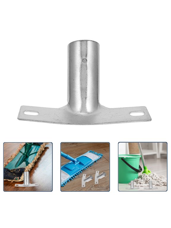 Pole Adapter for Connector Floor Universal Brush 8pcs Handle Metal