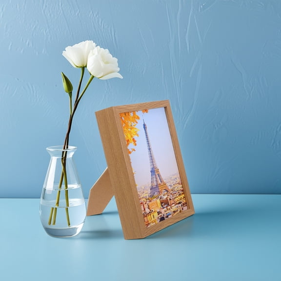 WEUVEB Wooden Hidden Safe Picture Frame for Home Security with Lock