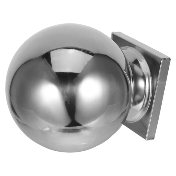 WEUVEB Stainless Steel Round Post Caps for Architectural Handrails, Outdoor Fence Post Caps, 1 Piece