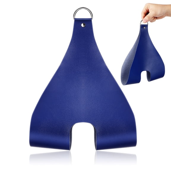 WEUVEB Poultry Catching Hand Bag Blue Soft PU Material Lightweight Comfortable for Rooster Handling
