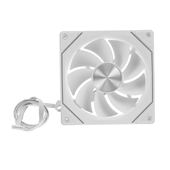 WEUVEB Powerful Silent Pc Cooling Fan with LED Lighting for Desktop Performance
