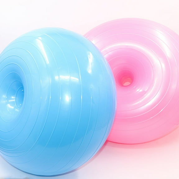 WEUVEB Donut Ball Exercise Balls Light Pink for Beginners 1Pcs