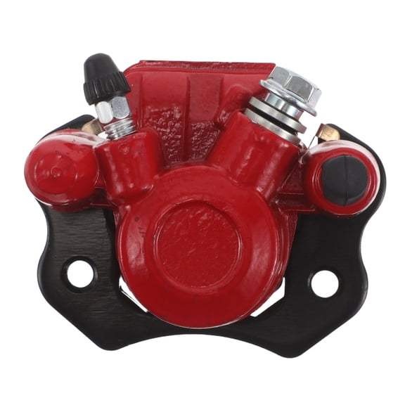 WEUVEB Red Atv Disc Brake Caliper, Alloy and Plastic, Precision Engineered, Reliable Braking, Durable