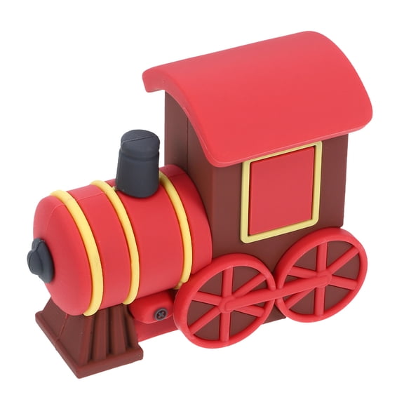 WEUVEB Red Cartoon Train Cake Topper Birthday Party Decoration Figurine