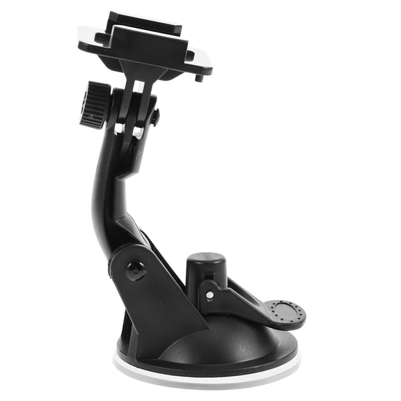 WEUVEB Reliable Suction Cup Camera Mount for Car Windscreen Black ABS Compatible with Multiple Cameras