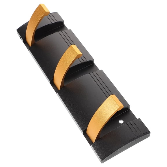 WEUVEB Invisible Black Aluminum Wall Hook Compact Retractable Hanger for Towels and Coats