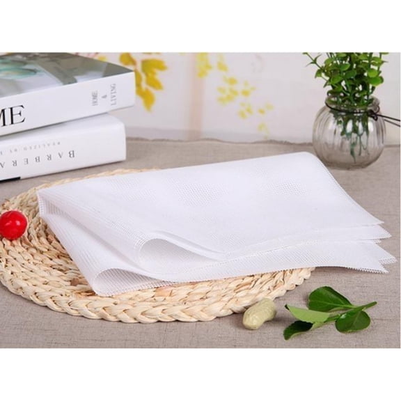 WEUVEB Reusable Non-Stick Silicone Steamer Pads for Home Cooking and Dumpling Making, White, and Easy to Clean