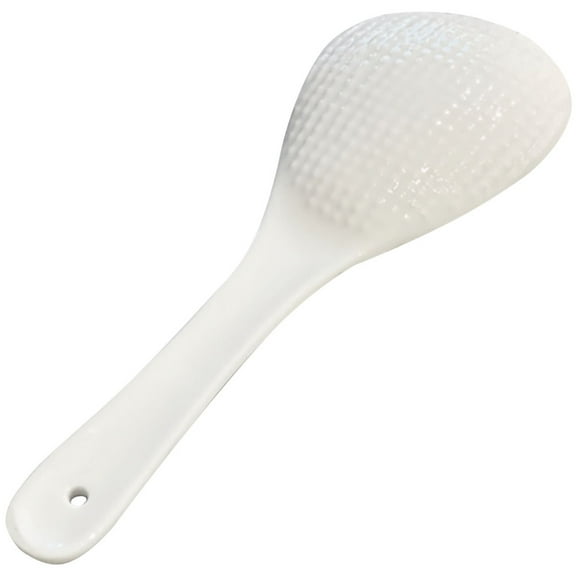 WEUVEB White Non-Stick Ceramic Rice Spoon, and Easy to Clean, Practical Kitchen Utensil for Everyday Use