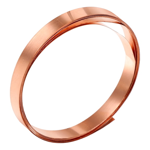 WEUVEB Copper Sheet Roll Rose Plated Gold High Purity Metal Crafting Sheet for DIY Use