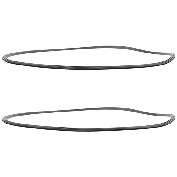 WEUVEB Round Rubber Ring 2Pcs Bar Stool Parts with Vibration Damping Stable Support 38.5X38.5X0.4Cm