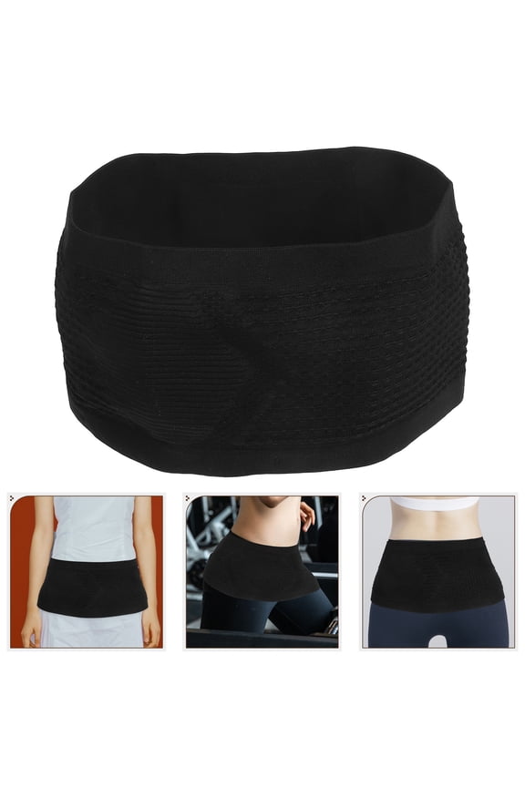 Breathable Running Waist Bag with Large Capacity for Phone Wallet Black