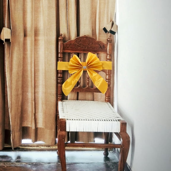 WEUVEB Adjustable Elastic Chair Sashes with Buckle Slider for Wedding, Dining, Party, and Hotel Chair Decorations
