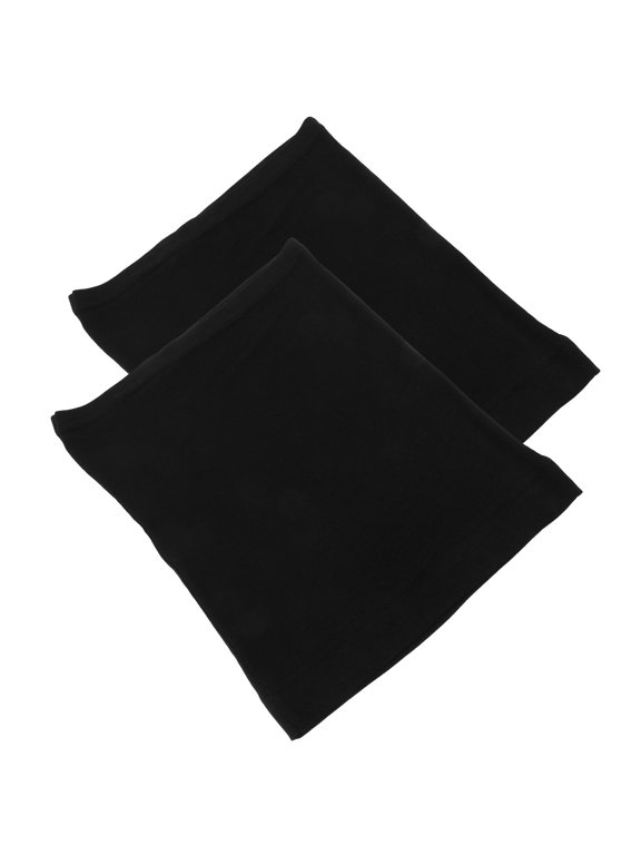 Seamless Black Hijab Undercap No Slip Stretchy for Home 2Pcs