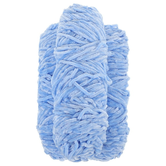 WEUVEB Sky Chenille Wool Yarn for Knitting, Crochet, and Craft Projects - Soft, Flexible, and Fiber