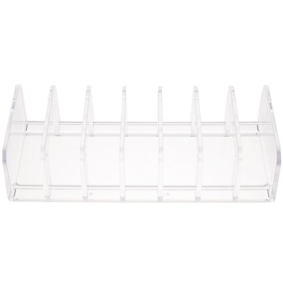 WEUVEB Slim Transparent Makeup Storage Box for Eyeshadow Palettes and Makeup Essentials