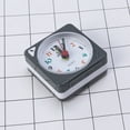 thumbnail image 1 of WEUVEB Grey Plastic Table Clock Decorative Small Clock for Home Office Desk and Travel Luggage Accessory, 1 of 6