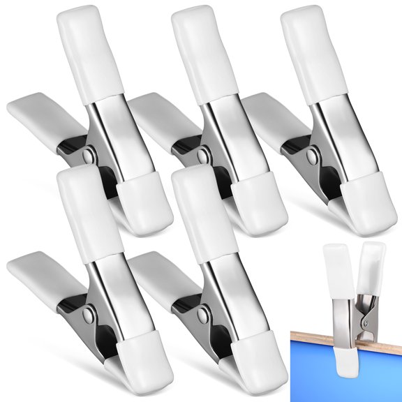 WEUVEB 5-Pack Plastic Backdrop Clips Photography Accessories for Studio, Photo Shoot, and Video Production