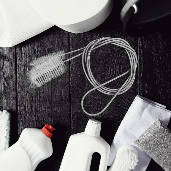 WEUVEB Stainless Steel Deck Brush and Wire Brushes Set for Multi-Purpose Cleaning Kitchen and Outdoor 1 Set