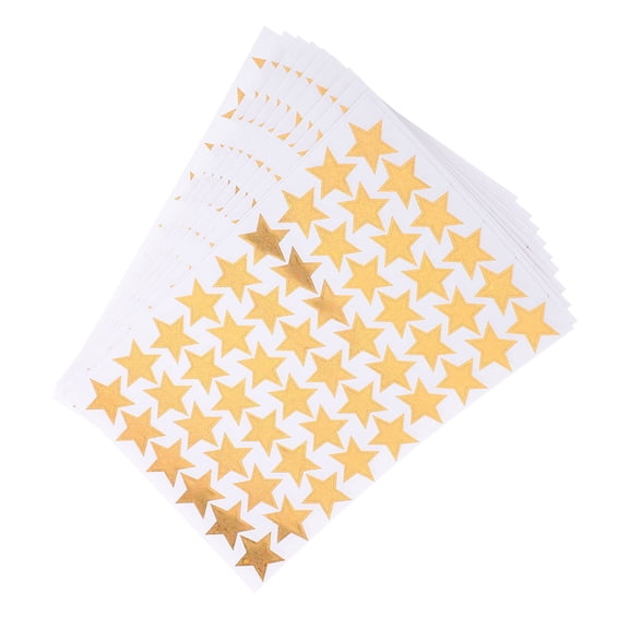 WEUVEB Sparkling Glitter Star Stickers for Crafts, Party Decor, Scrapbooking, Art Projects and Uses