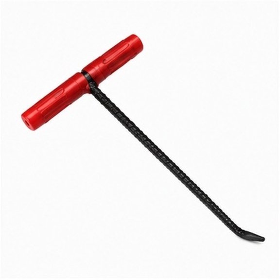 WEUVEB Steel Manhole Cover Hook, Convenient Pull Tool with Comfortable Grip and Build