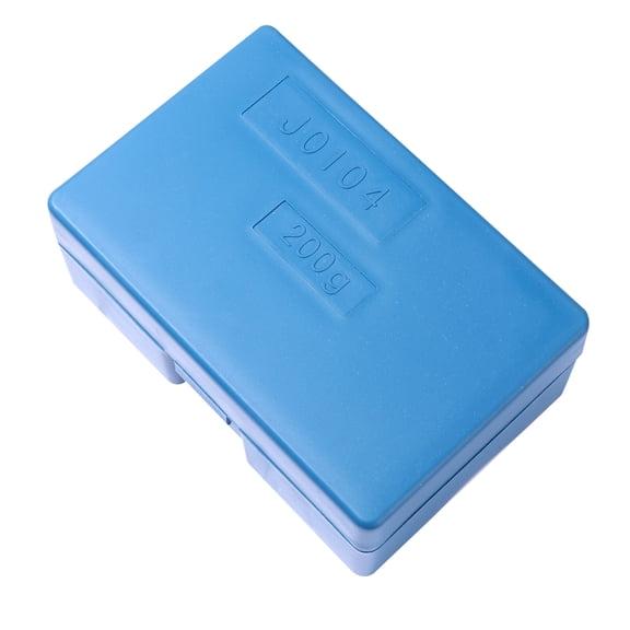 WEUVEB Steel Plated Balance Weight Set Sky Blue with Tweezers for Digital Scale Calibration
