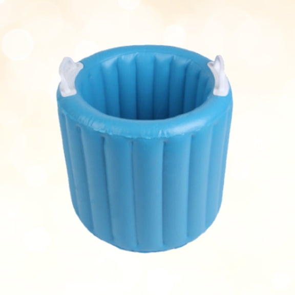 WEUVEB Portable Foldable Ice Bucket Made from Premium PVC for Home and Outdoor Use