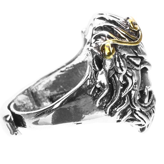 WEUVEB Mens Rings Multi Color Alloy Metal Fashion Ring for Daily Dress and Party Use