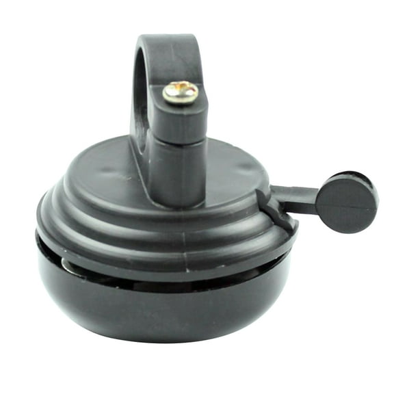 WEUVEB Super Loud Bike Bell Black Material Easy Mounting Practical Bike Accessory