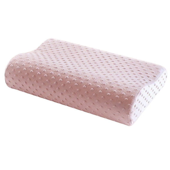 WEUVEB Ergonomic Pillow Pink Oval Reduce Pain Stiffness 1Pcs